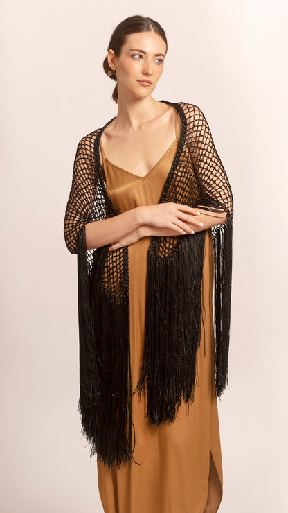 BESPOKE LUXURY SILK SHAWL, HERITAGE SILK