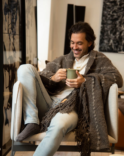 ARTISAN CRAFTSMANSHIP WOOL THROW, GAUCHA