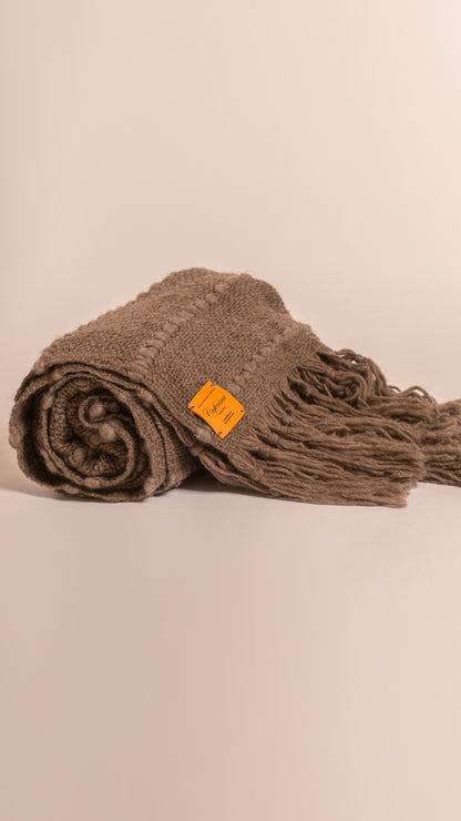 ARTISAN CRAFTSMANSHIP WOOL THROW, GAUCHA
