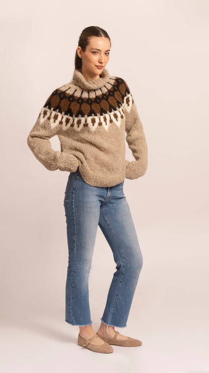 CLASSIC KNIT WOOL SWEATER, FASANO
